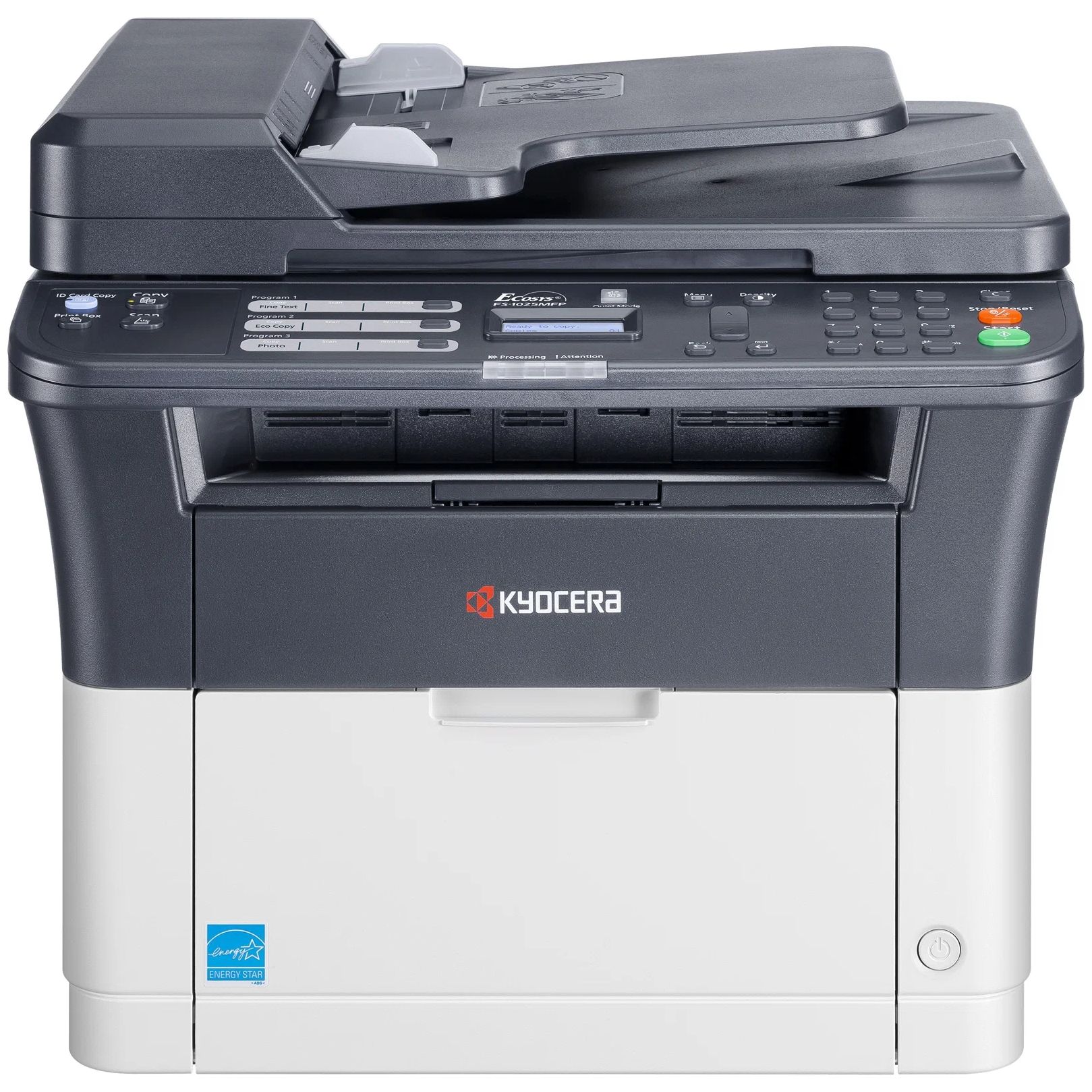 МФУ лазерный Kyocera FS-1125MFP (1102M73RU0/RUV/RU2), A4, Duplex, белый