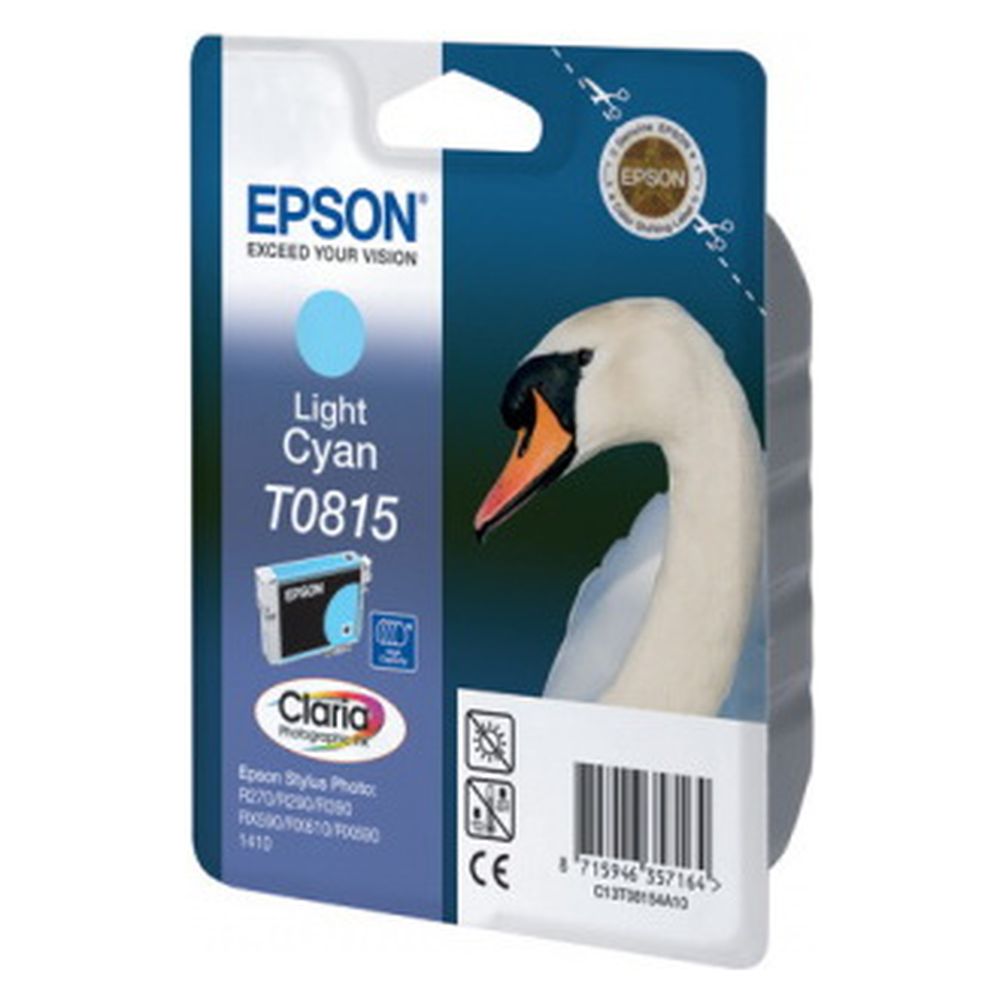 Картридж Epson C13T08154A10 (T0815) светло-голубой