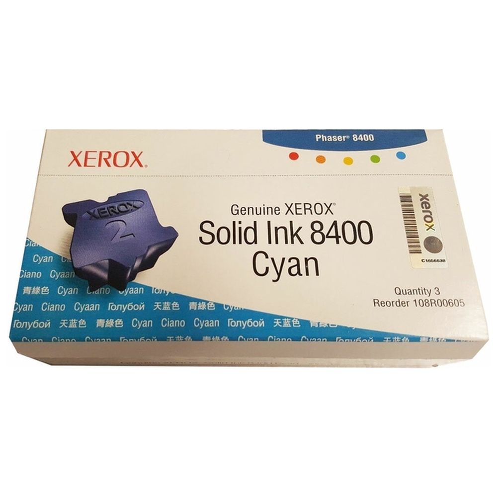 Твердые чернила Xerox 108R00605 голубой 3 шт/уп