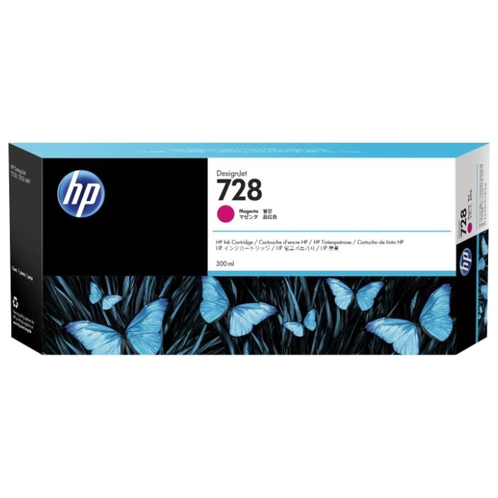 Картридж HP F9K16A (728) пурпурный