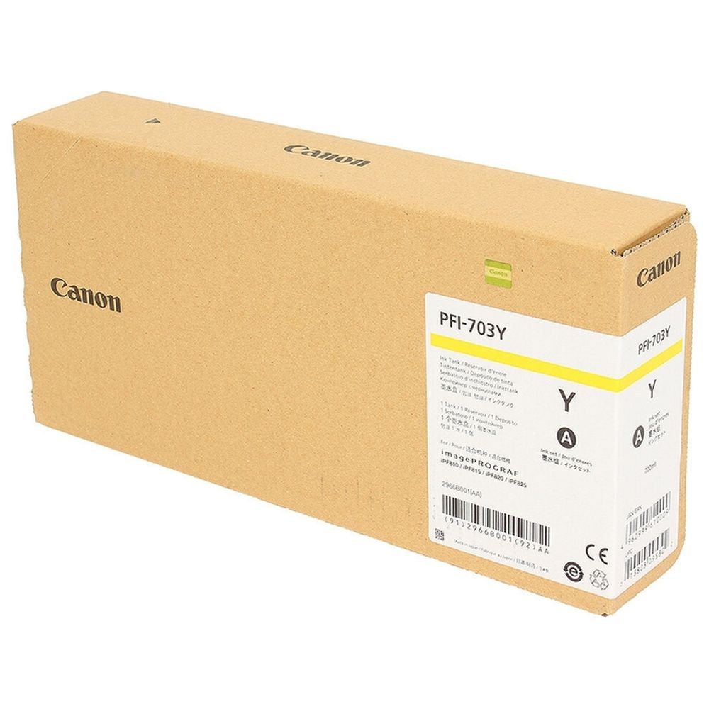 Картридж Canon PFI-703Y (2966B001) желтый