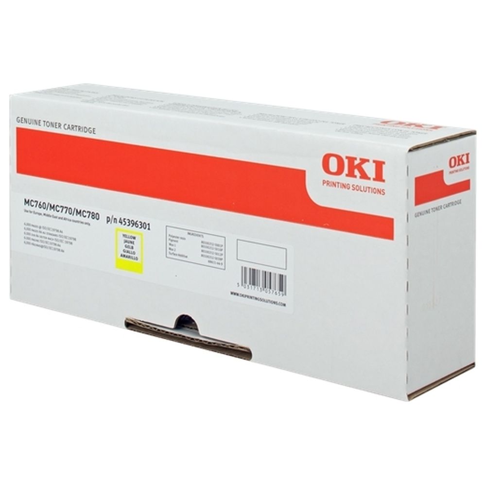 Картридж OKI 45396301 желтый