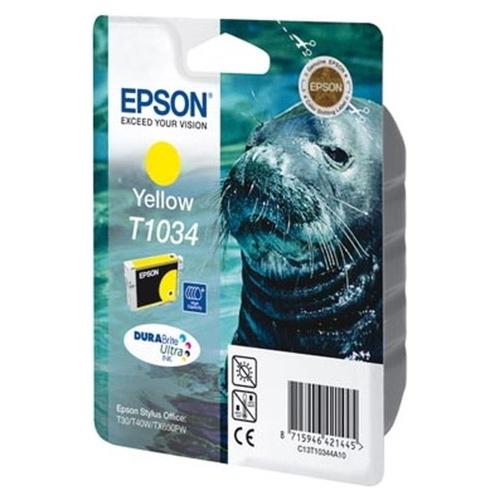 Картридж Epson T10344A (T1034, C13T10344A10) желтый