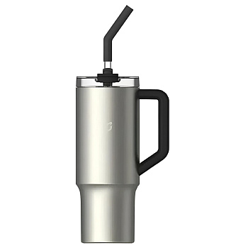 Термокружка Xiaomi Mijia Sippy Cup 1L (MJXGB01RM) серый металлик