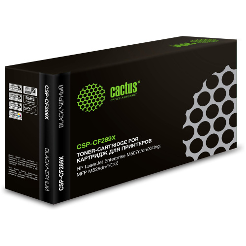 Картридж Cactus CF289X (CSP-CF289X) 89X черный для HP