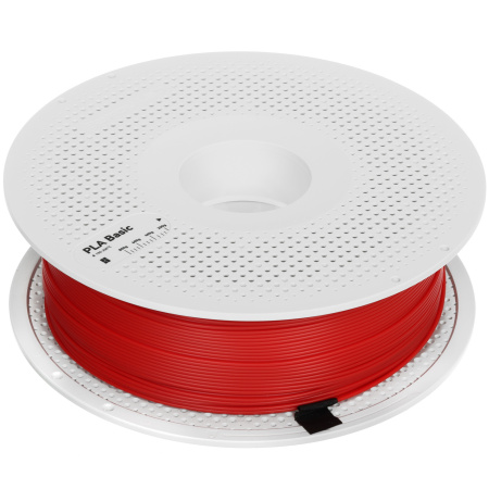 Филамент Bambu Lab PLA Basic 1кг, RFID (с катушкой) Red (10200)