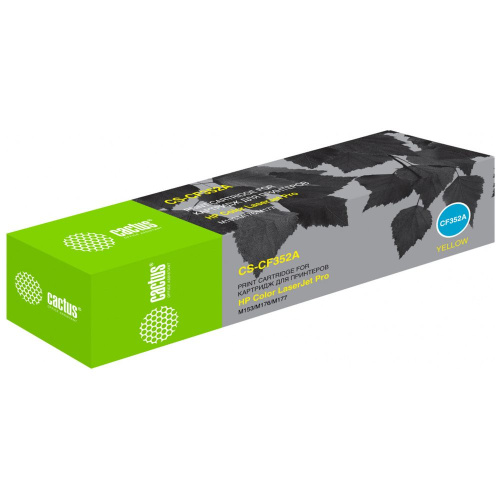Картридж Cactus CF352A (CS-CF352A) 130A желтый для HP