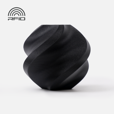 Филамент Bambu Lab PLA Matte 1кг, RFID (с катушкой) Matte Charcoal (11101)