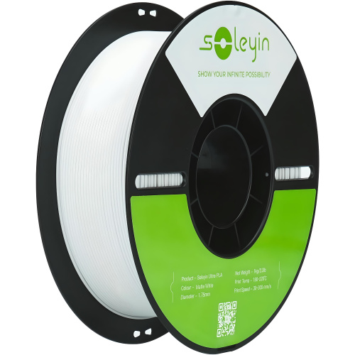 Филамент Creality Soleyin Ultra PLA 1кг, 1.75мм Matte White
