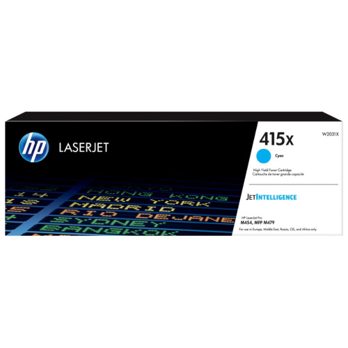 Картридж HP W2031X (415X) голубой