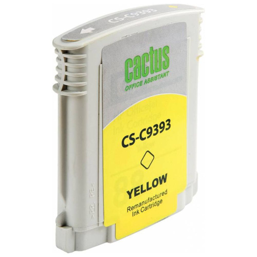 Картридж Cactus C9393A (CS-C9393) 88XL желтый для HP