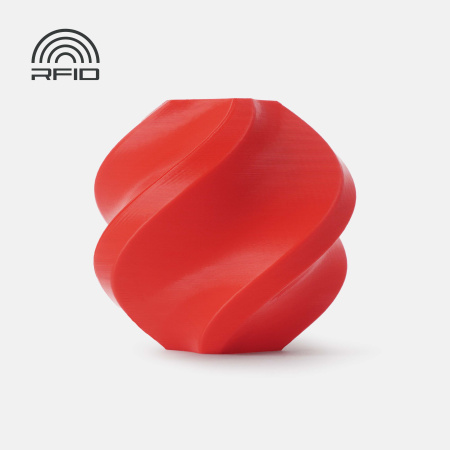 Филамент Bambu Lab PLA Basic 1кг, RFID (без катушки) Red (10200)