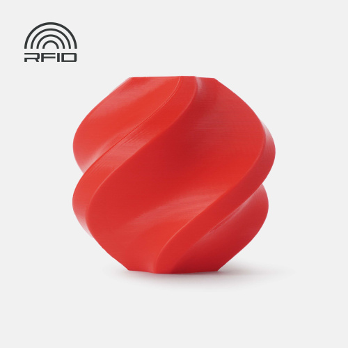 Филамент Bambu Lab PLA Basic 1кг, RFID (без катушки) Red (10200)