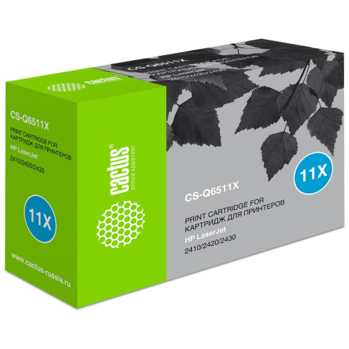 Картридж Cactus Q6511X (CS-Q6511X) 11X для HP