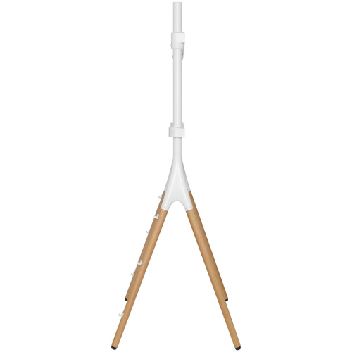 Подставка для телевизора напольная Cactus 49"-70", до 40кг, белая/береза, CS-ST1247WTBCH