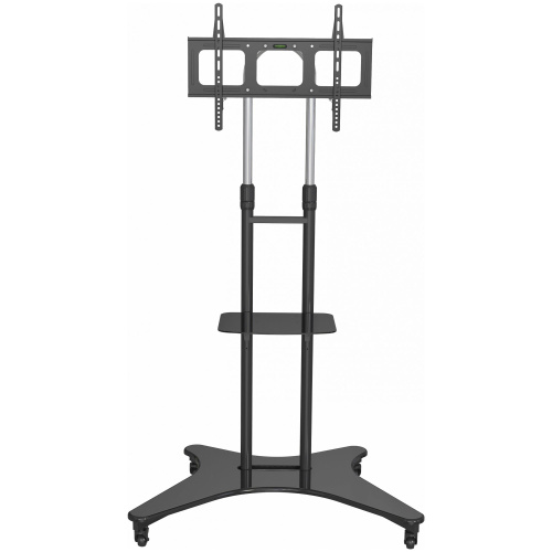 Стойка для телевизора напольная Cactus 37"-75", на колесах, до 81.6кг, черная, CS-ST31