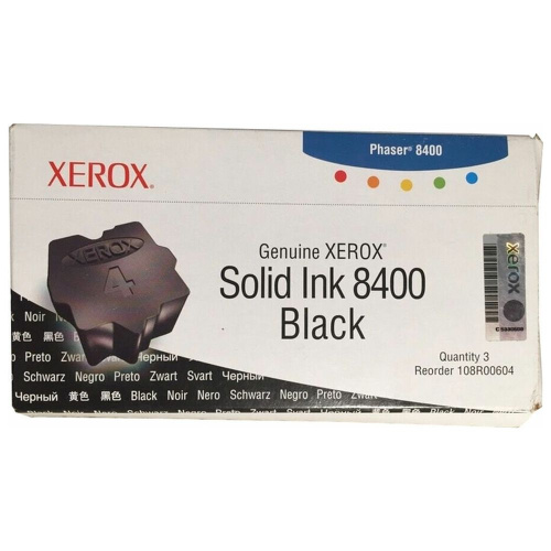 Твердые чернила Xerox 108R00604 черный 3 шт/уп