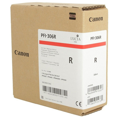Картридж Canon PFI-306R (6663B001) красный