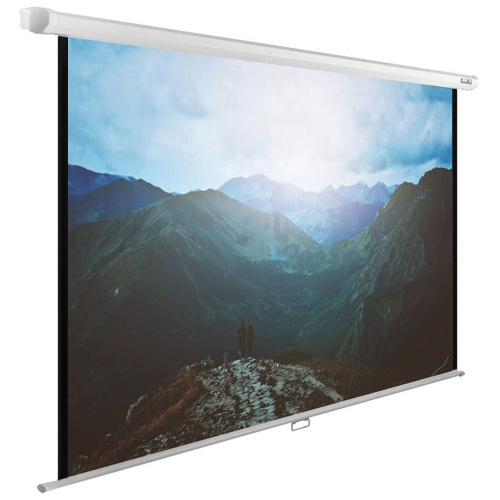 Экран Cactus 240x240см WallExpert, 130", 1:1 настенно-потолочный, рулонный, CS-PSWE-240x240-WT