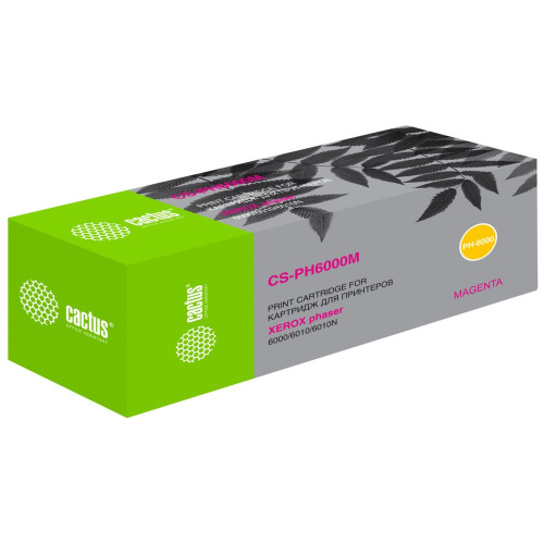 Картридж Cactus 106R01632 (CS-PH6000M) пурпурный для Xerox