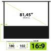 Экран Cactus 180x102смTriAlExpert, 81", 16:9 напольный, рулонный, CS-PSTALE-180X102
