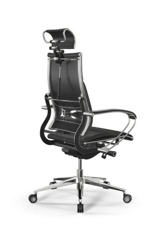 Кресло компьютерное МЕТТА Y 2DM B2-10K - Infinity, черный (бежевая строчка), z509232012