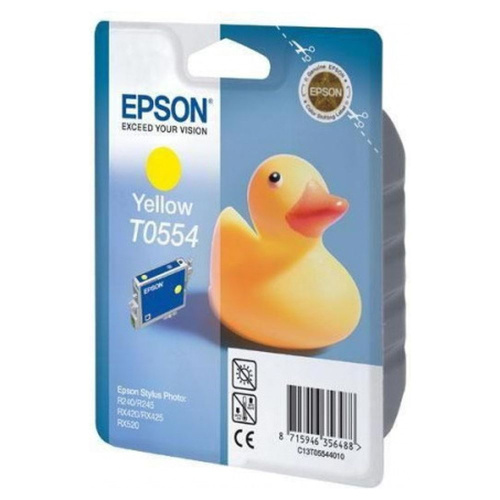 Картридж Epson C13T05544010 (T0554) желтый