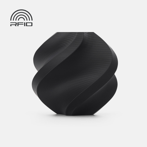 Филамент Bambu Lab PLA Pure 1кг, RFID (без катушки) Absolute Black (17101)