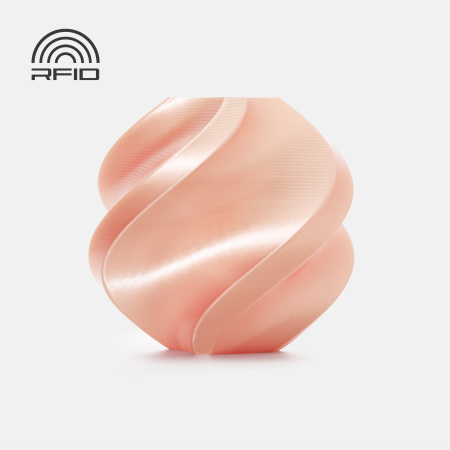 Филамент Bambu Lab PLA Silk 1кг, RFID (с катушкой) Pink (13202)