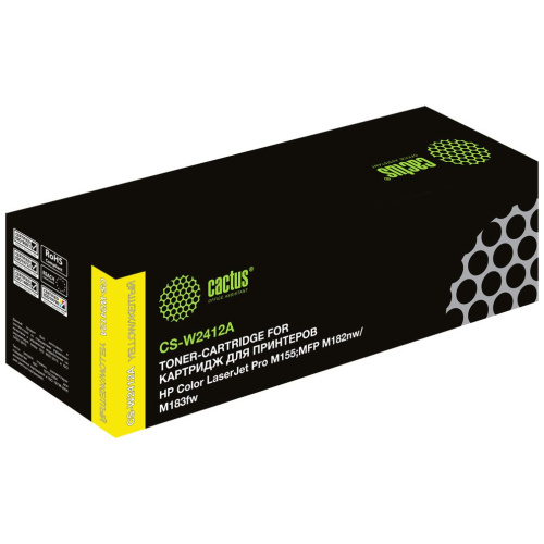 Картридж Cactus W2412A (CS-W2412A) 216A желтый для HP