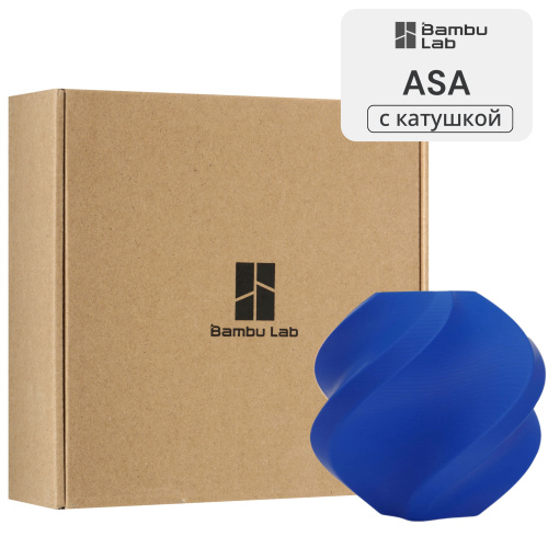 Филамент Bambu Lab ASA 1кг, RFID (с катушкой) Blue (45600)
