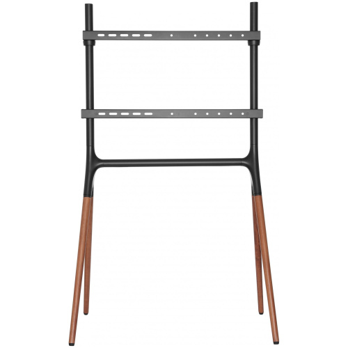 Подставка для телевизора напольная Cactus 49"-70", до 40кг, черная/орех, CS-ST1247BKWN