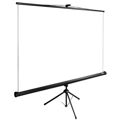 Экран Cactus 180x180см TriExpert, 100", 1:1 напольный, рулонный, черный, CS-PSTE-180x180-BK