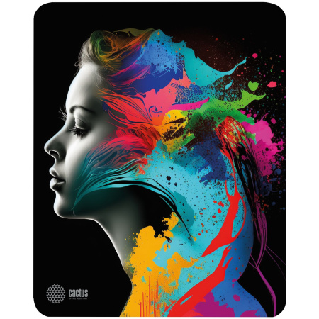 Коврик для мыши Cactus Color paint 300x250x3мм (CS-MP-D08M)