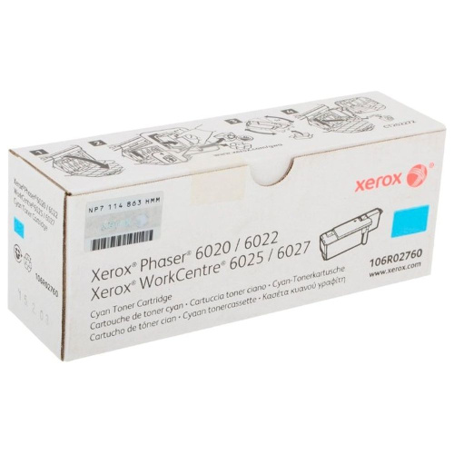 Картридж Xerox 106R02760 голубой