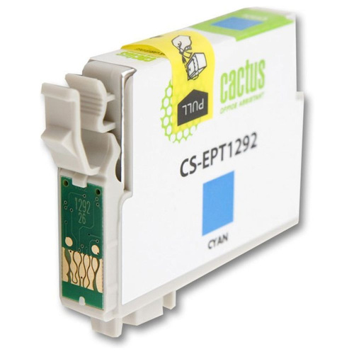 Картридж Cactus T1292 (CS-EPT1292) голубой для Epson