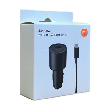 Зарядное устройство автомобильное Xiaomi Car Charge 100W 1A1C (MDY-16-ER) с кабелем