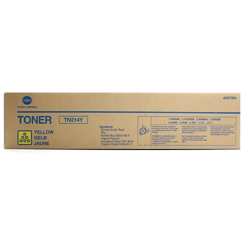 Картридж Konica Minolta TN-214Y (A0D7254) желтый