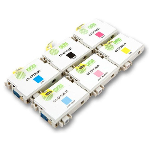 Набор картриджей Cactus T0817 (CS-EPT0827) 6 шт для Epson