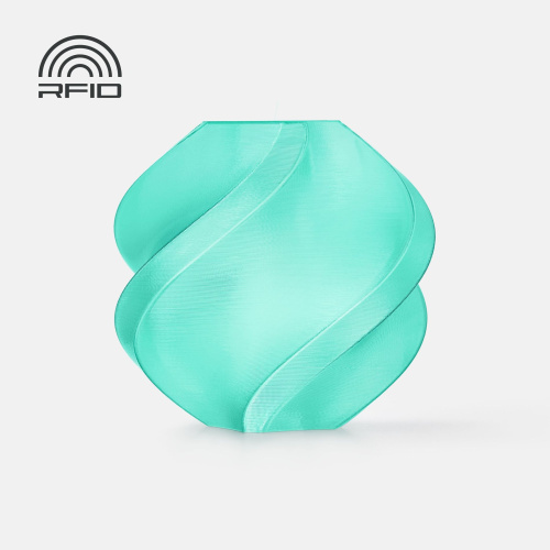 Филамент Bambu Lab PETG Translucent 1кг, RFID (с катушкой) Teal (32501)