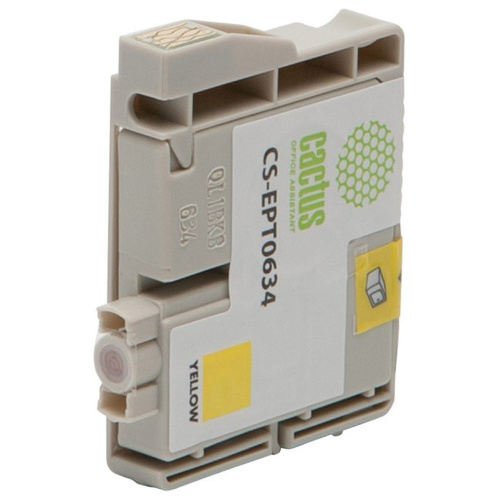 Картридж Cactus T0634 (CS-EPT0634) желтый для Epson