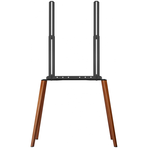 Подставка для телевизора напольная Cactus 43"-65", до 40кг, черная/орех, CS-ST3644BKWN