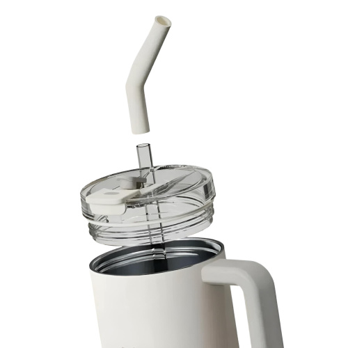 Термокружка Xiaomi Mijia Sippy Cup 1L (MJXGB01RM) серый металлик
