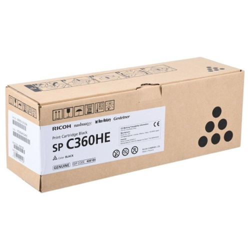 Картридж Ricoh SP C360HE (408184) черный
