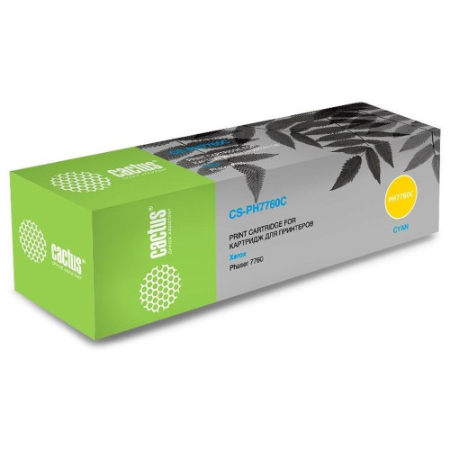 Картридж Cactus 106R01160 (CS-PH7760C) голубой для Xerox