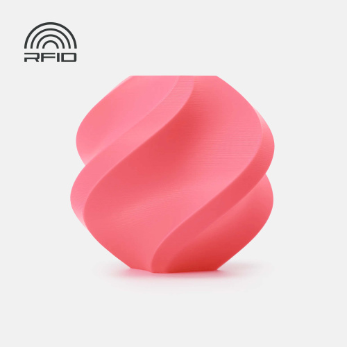 Филамент Bambu Lab PLA Basic 1кг, RFID (с катушкой) Pink (10203)