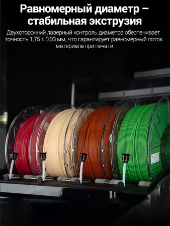 Филамент Creality Hyper PLA RFID 1кг, 1.75мм Black