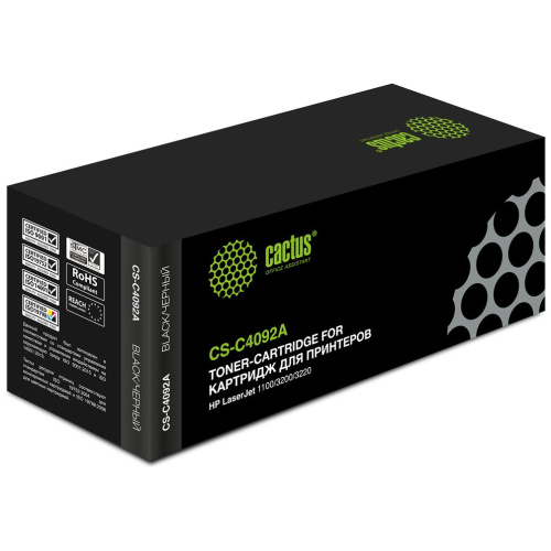 Картридж Cactus C4092A (CS-C4092A) 92A для HP