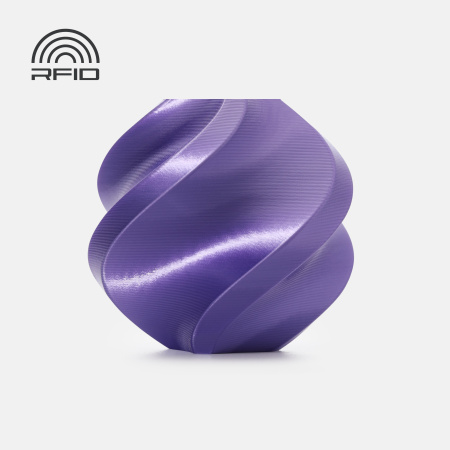 Филамент Bambu Lab PLA Silk+ 1кг, RFID (с катушкой) Purple (13702)