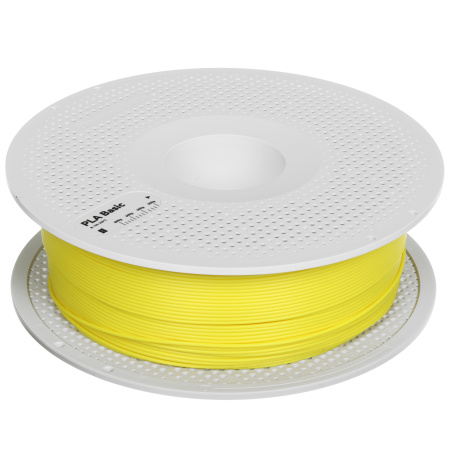 Филамент Bambu Lab PLA Basic 1кг, RFID (с катушкой) Yellow (10400)